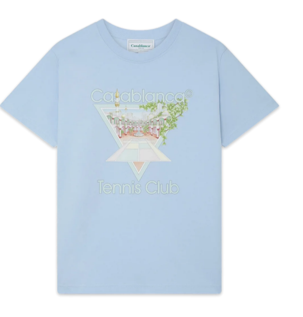 Casablanca light blue t-shirt